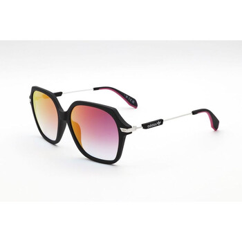Ladies Black Geometric Sunglasses OR0082