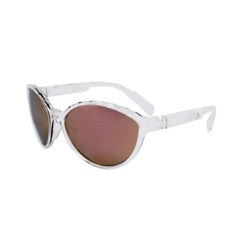 Ladies White Cat Eye Sunglasses SP0012