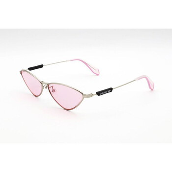 Ladies White Geometric Sunglasses OR0084