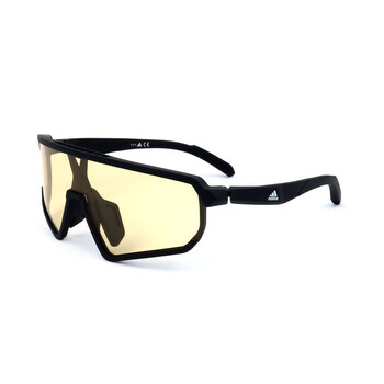 Men's Black Shield Sunglasses SP0017-02E-1