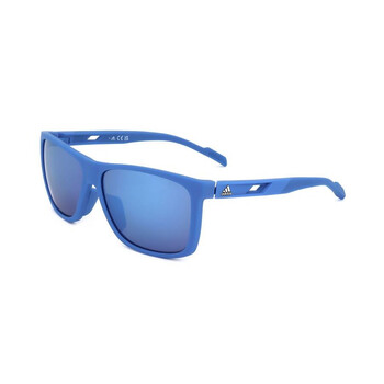 Men's Blue Geometric Sunglasses SP0067-92X