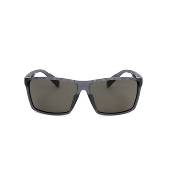 Men's Grey Rectangular Sunglasses SP0010