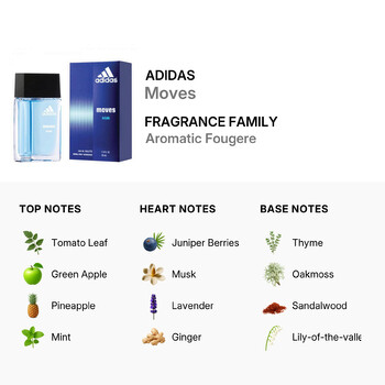Men's Moves EDT Spray 1 oz Fragrances 031655337906