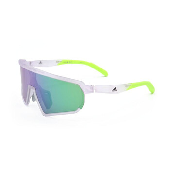 Men's White Shield Sunglasses SP0017-02E-3