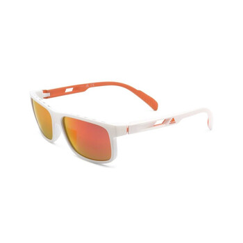 Men's White Square Sunglasses SP0023-02C-2