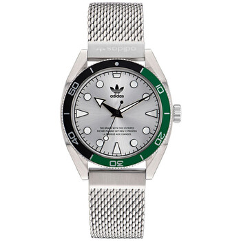 【新品】adidas 腕時計 EDITION TWO グレー AOFH22003 Adidas Originals Fashion Edition Two Silver Dial Men's Watch