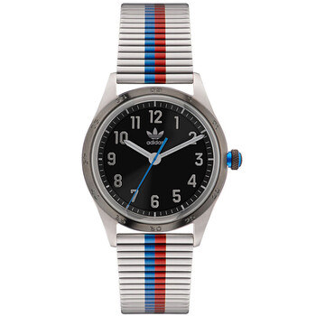 【正規】adidas コード フォー AOSY22521 ユニセックス 腕時計 Adidas Originals Style Code Four Black Dial Unisex Watch