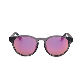 Unisex Grey Round Sunglasses OR0025