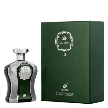 Men's His Highness III Green EDP Spray 3.4 oz Fragrances 6290171002246