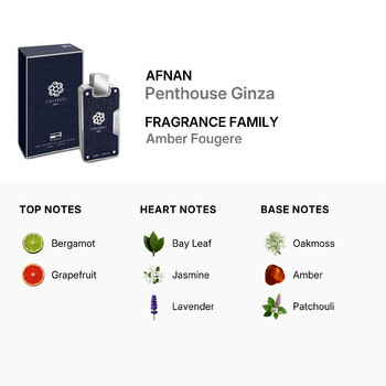 Men's Penthouse Ginza EDP Spray 3.4 oz Fragrances 6290171010487