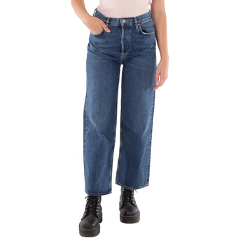 Agolde Ladies Fran Invention Low Slung Straight Jeans, Waist