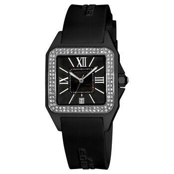 Akribos Black Mother of Pearl Dial Black Ceramic Ladies Watch AK546BK Akribos Black Mother of Pearl Dial Black Ceramic Ladies Watch AK546BK