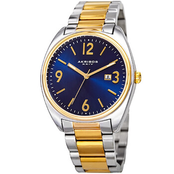 Akribos XXIV Quartz Blue Dial Men's Watch AK1056RGBU 842106135268