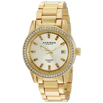 Lumin Gold Dial Ladies Watch AK928YG