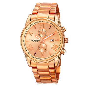 Our Products Quartz Rose Gold Dial Men's Watch P50122