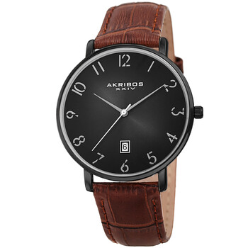 Quartz Black Dial Men's Watch AK1077BK