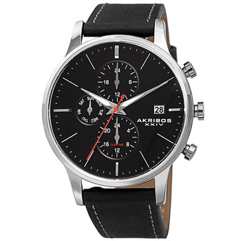 Quartz Black Dial Men's Watch AK1105SSB-S