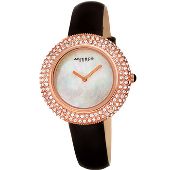 Akribos XXIV White Ceramic Watch with Rose Gold Accents Akribos XXIV Women main image 3