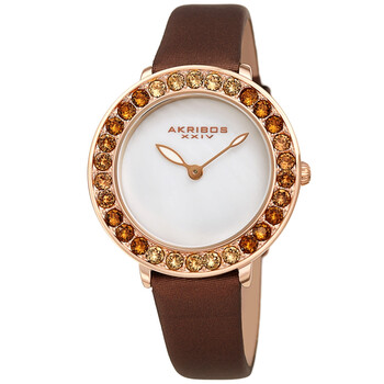 Quartz White Dial Ladies Watch AK1093BR
