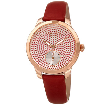 Quartz Red Crystal-set Dial Ladies Watch AK1089RD