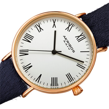 Quartz White Dial Ladies Watch AK1081BK