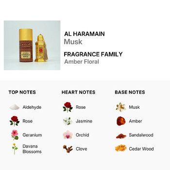 Unisex Musk Perfume Oil 0.4 oz Fragrances 6291106816228