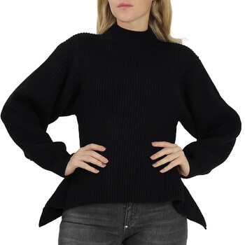 High-Neck Ribbed Wool Sweater main image 1