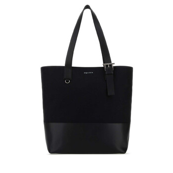 Black Canvas Shopping Bag 8360691AAU2_1000