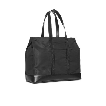 Black Fabric Shopping Bag