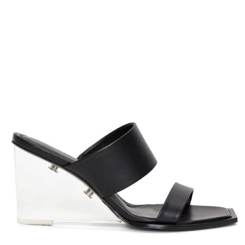 Black Shard Leather Sandals 746243 WIDQ0 1000 Black Shard Leather Sandals 746243 WIDQ0 1000