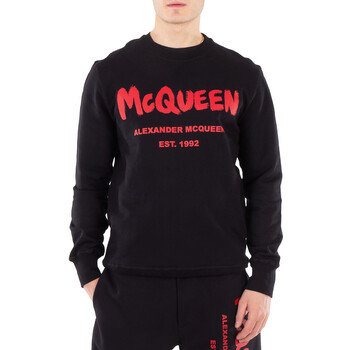 Alexander Mcqueen Men's Optical White Large Logo T-Shirt
