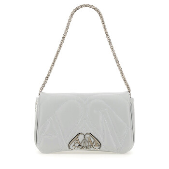 Powder Blue Leather Small Seal Shoulder Bag 7573751BLE2_4934 Powder Blue Leather Small Seal Shoulder Bag 7573751BLE2_4934