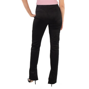 Stretch-Satin Tailored Legging