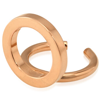 【シンプルでお洒落】HERMES Double Vertige Coeur リング HERMES Sterling Silver MM Vertige Coeur Double Ring 49 4.75
