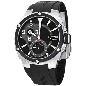 Alpina Adventure Extreme Diver Black Dial Stainless Steel Watch