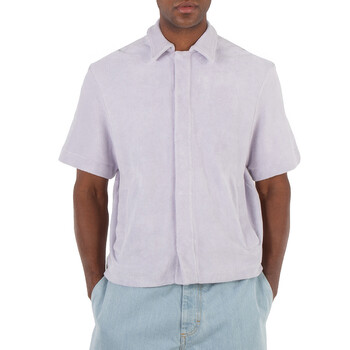 Men's Towelling Short Sleeve Shirt AAMSH0133 FA01 LIL0002