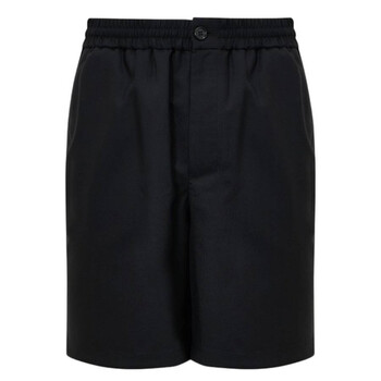 ショートパンツ Ami Paris Black wool-blend bermuda shorts Ami Paris Black wool-blend bermuda shorts | TheDoubleF