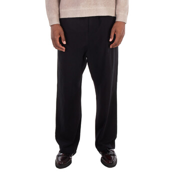 Burberry Tapered Leg Wool Track Pants, Size X-Large 8077760