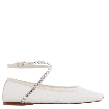 Ane Crystal Lace Flats