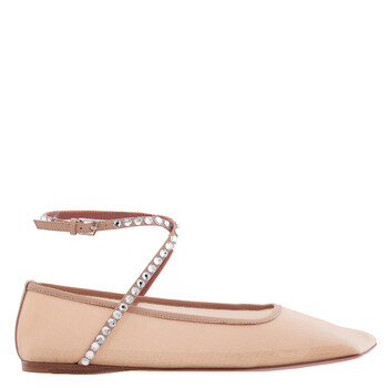 Ane Crystal Mesh Flats, Brand Size 38 ( US Size 8 )