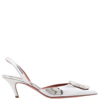 Camelia 60 Slingback Pumps CAMELIA SLING 60-MIRROR SILVER