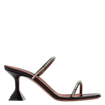 Gilda Crystal Embellished Sandals GILDA SLIPPER 70-NAPPA BLACK + JET