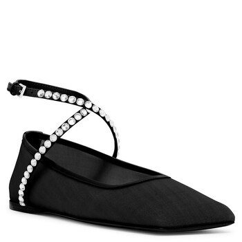 Mesh Ane Crystal Mesh Flats
