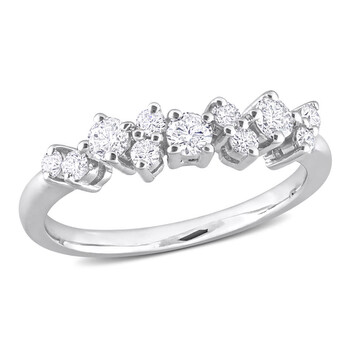 1/2 CT Diamond TW Fashion Ring White Platinum
