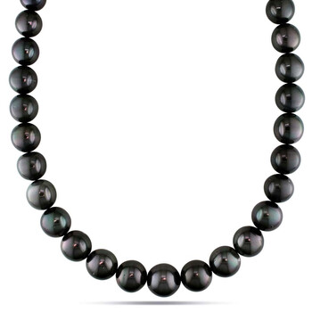 Amour 8-8.5mm Off-round Black Freshwater Cultured Men's