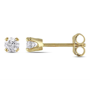 1/4 CT TW Diamond Stud Earrings in 10K Yellow Gold JMS003131 1/4 CT TW Diamond Stud Earrings in 10K Yellow Gold JMS003131