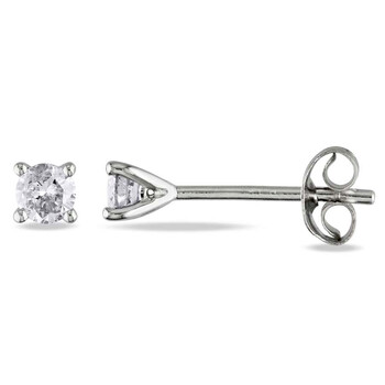 1/4 CT TW Diamond Stud Earrings In Sterling Silver JMS003150 1/4 CT TW Diamond Stud Earrings In Sterling Silver JMS003150