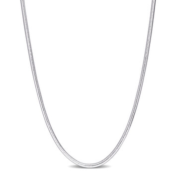 1.9mm Snake Chain Necklace In Sterling Silver, 18 In JMS008742