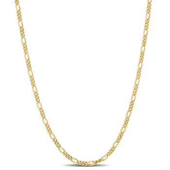Kylie Harper Men's 14K Yellow Gold 2.5mm Figaro Link Chain