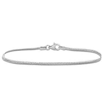 2mm Herringbone Chain Bracelet in Sterling Silver JMS011180